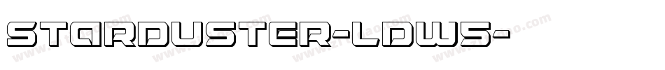Starduster-LdW5字体转换