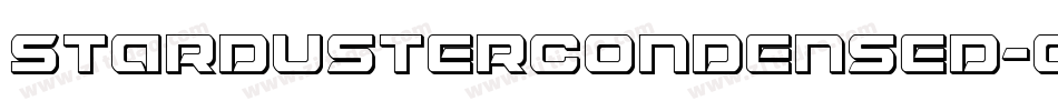 StardusterCondensed-ozK4字体转换