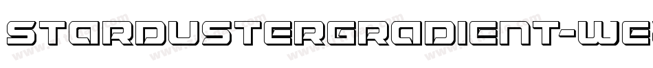 StardusterGradient-WE2G字体转换
