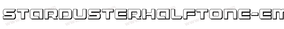 StardusterHalftone-EMLj字体转换