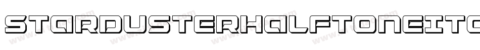 StardusterHalftoneItalic-OX1e字体转换