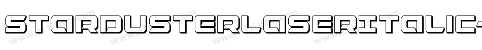 StardusterLaserItalic-xzXr字体转换