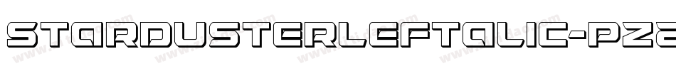 StardusterLeftalic-pz21字体转换