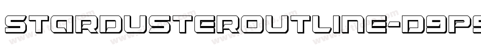 StardusterOutline-D9P9字体转换 StardusterOutline-D9P9字体转换