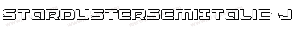 StardusterSemiItalic-J70j字体转换