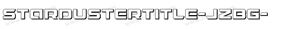 StardusterTitle-jzBG字体转换