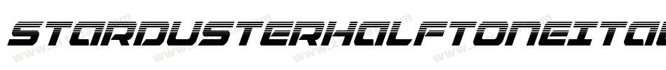 StardusterHalftoneItalic-OX1e字体转换
