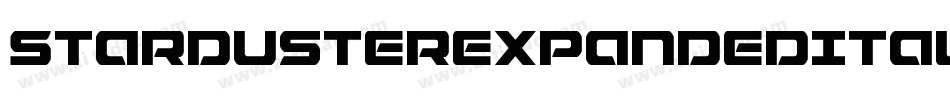 StardusterExpandedItalic-ezWl字体转换 StardusterExpandedItalic-ezWl字体转换