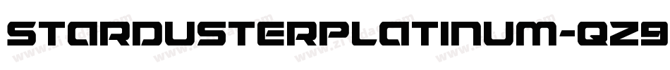 StardusterPlatinum-qz9r字体转换