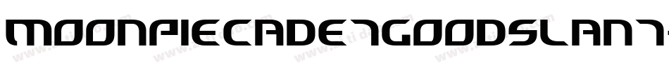 MoonpieCadetGoodslant-KV3A字体转换