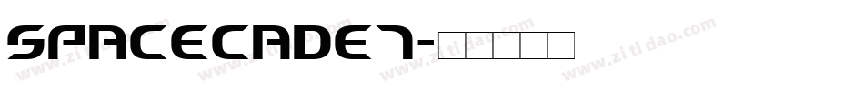 SpaceCadet字体转换