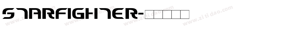 Starfighter字体转换