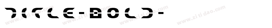 Title-Bold字体转换
