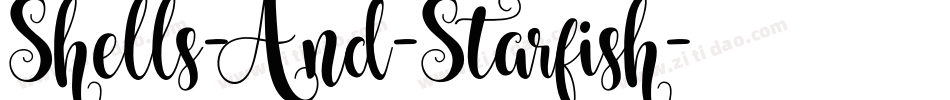 Shells-And-Starfish字体转换