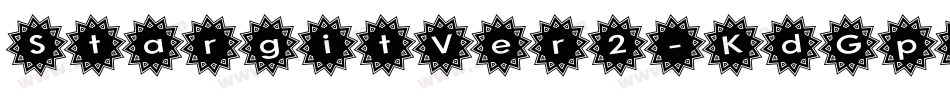 StargitVer2-KdGp字体转换