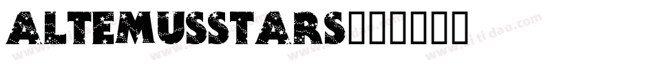 AltemusStars字体转换