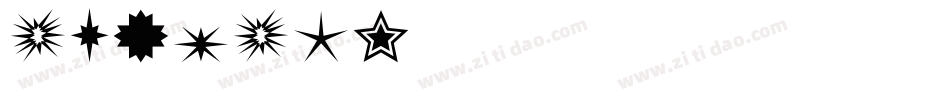 STARS1字体转换