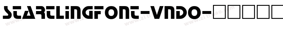 Startlingfont-vnDO字体转换