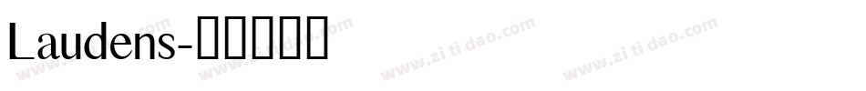 Laudens字体转换