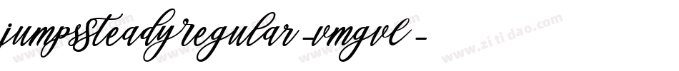JumpsSteadyRegular-vmgvE字体转换