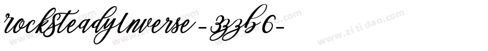 RockSteadyInverse-3zzB6字体转换