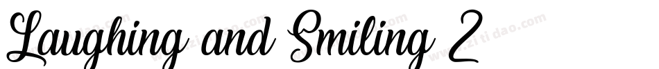 Laughing-and-Smiling-2字体转换