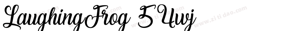 LaughingFrog-54wj字体转换