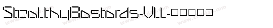 StealthyBastards-Vll字体转换