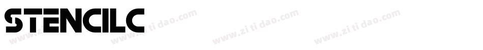 STENCILC字体转换