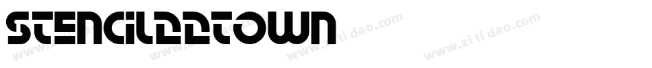 Stencilddtown字体转换