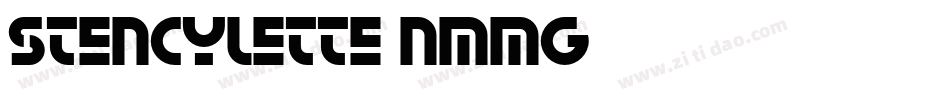 Stencylette-nmmg字体转换
