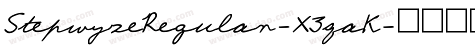 StepwyzeRegular-X3qaK字体转换