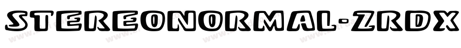 StereoNormal-zrDX字体转换