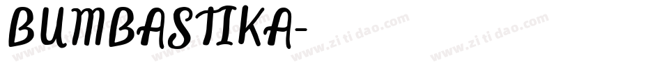 BUMBASTIKA字体转换