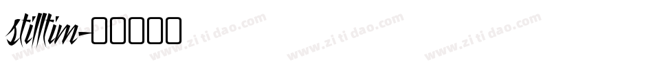 stilltim字体转换