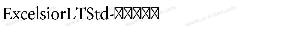 ExcelsiorLTStd字体转换