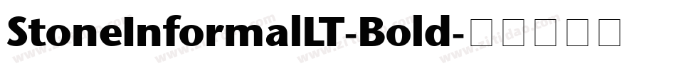 StoneInformalLT-Bold字体转换