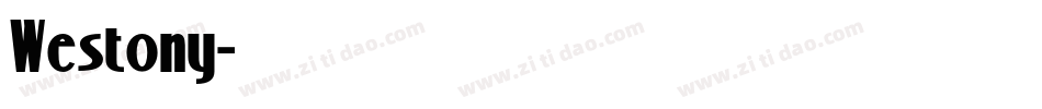 Westony字体转换