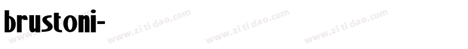 brustoni字体转换