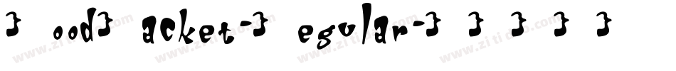 GoodJacket-Regular字体转换