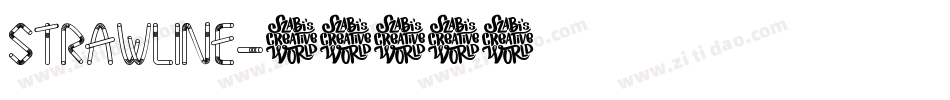 Strawline字体转换