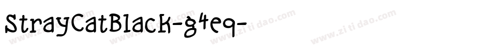 StrayCatBlack-g4eq字体转换