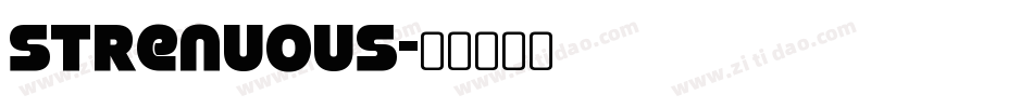 Strenuous字体转换