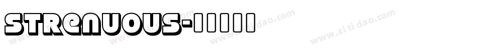 Strenuous字体转换