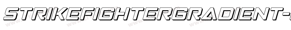 StrikeFighterGradient-MKLw字体转换 StrikeFighterGradient-MKLw字体转换