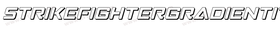 StrikeFighterGradientItalic-KrJA字体转换 StrikeFighterGradientItalic-KrJA字体转换
