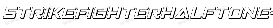 StrikeFighterHalftone-2oWl字体转换