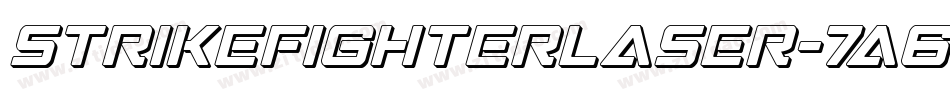 StrikeFighterLaser-7a6R字体转换 StrikeFighterLaser-7a6R字体转换