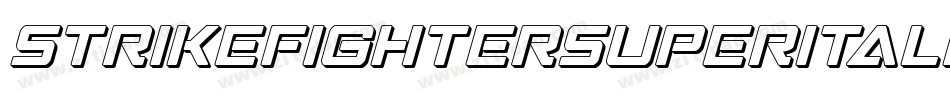 StrikeFighterSuperItalic-LMJD字体转换