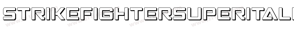 StrikeFighterSuperItalic-LMJD字体转换